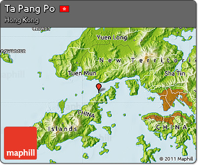 Physical Map of Ta Pang Po