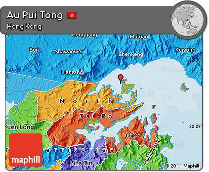 Political Map of Au Pui Tong
