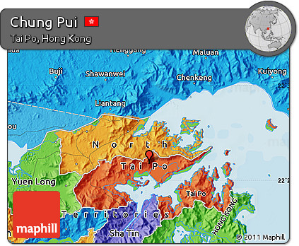 Political Map of Chung Pui