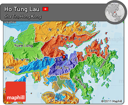 Political Map of Ho Tung Lau