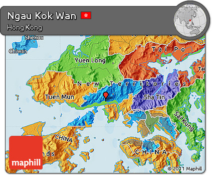 Political Map of Ngau Kok Wan