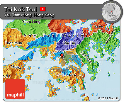 Political Map of Tai Kok Tsui
