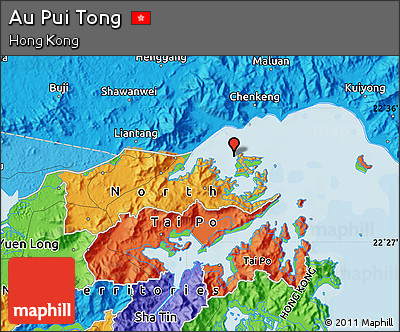 Political Map of Au Pui Tong