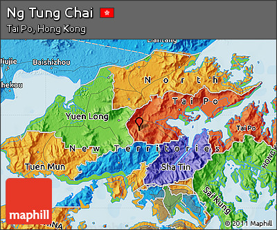 Political Map of Ng Tung Chai