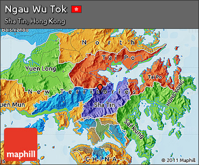 Political Map of Ngau Wu Tok
