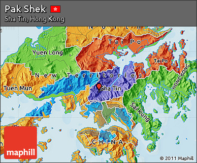 Political Map of Pak Shek