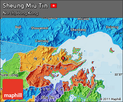 Political Map of Sheung Miu Tin