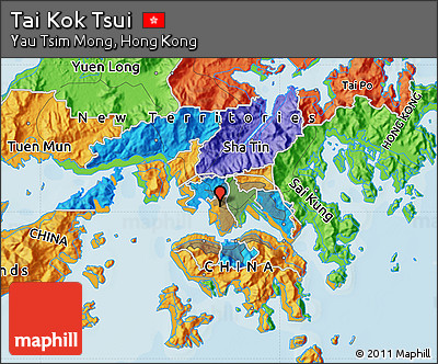 Political Map of Tai Kok Tsui