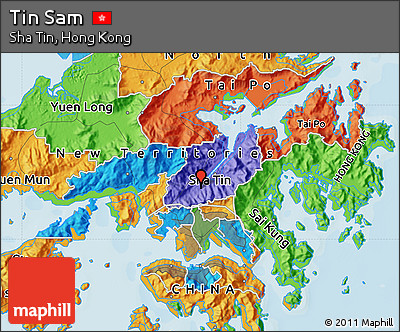 Political Map of Tin Sam