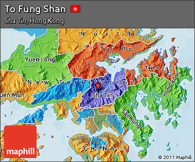 Political Map of to Fung Shan