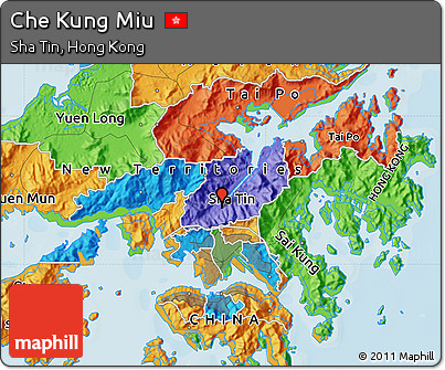 Political Map of Che Kung Miu