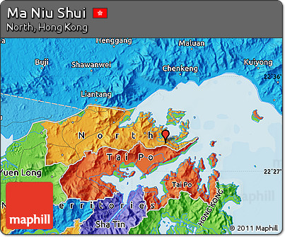 Political Map of Ma Niu Shui