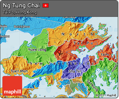 Political Map of Ng Tung Chai