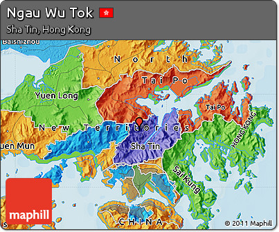 Political Map of Ngau Wu Tok