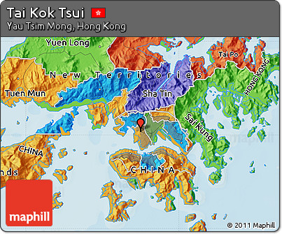 Political Map of Tai Kok Tsui
