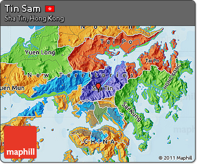 Political Map of Tin Sam