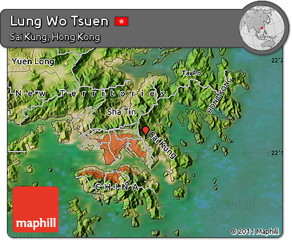 Satellite Map of Lung Wo Tsuen