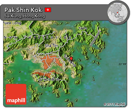 Satellite Map of Pak Shin Kok
