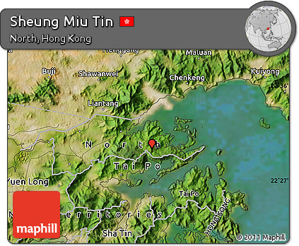Satellite Map of Sheung Miu Tin