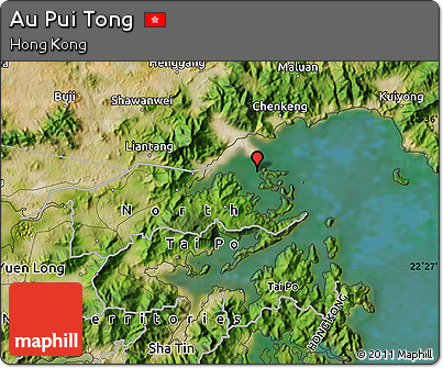Satellite Map of Au Pui Tong