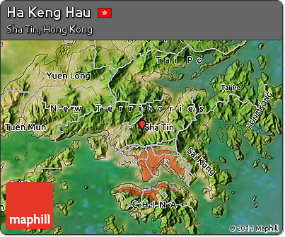 Satellite Map of Ha Keng Hau
