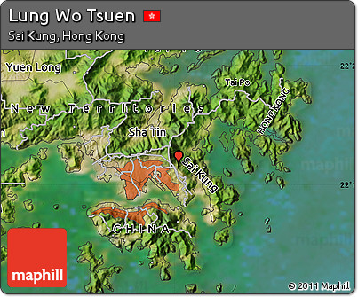 Satellite Map of Lung Wo Tsuen