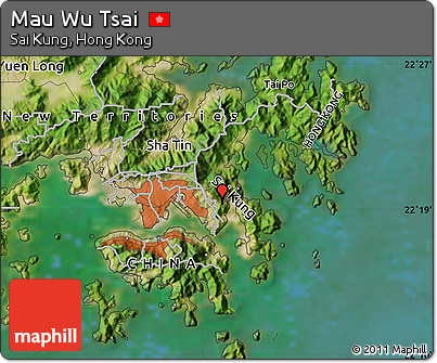 Satellite Map of Mau Wu Tsai