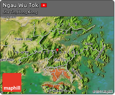Satellite Map of Ngau Wu Tok