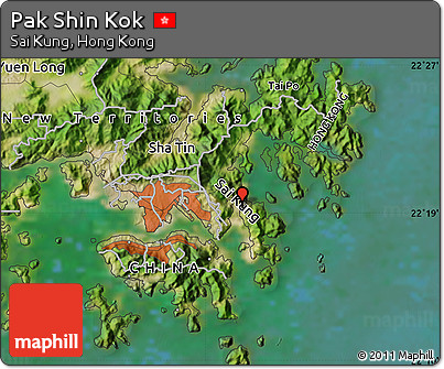 Satellite Map of Pak Shin Kok