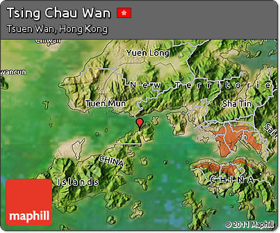 Satellite Map of Tsing Chau Wan