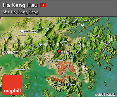 Satellite Map of Ha Keng Hau
