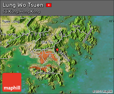 Satellite Map of Lung Wo Tsuen