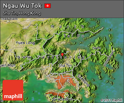 Satellite Map of Ngau Wu Tok