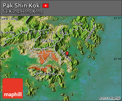Satellite Map of Pak Shin Kok