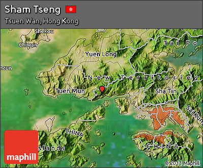 Satellite Map of Sham Tseng