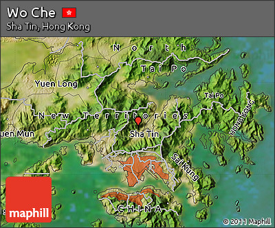 Satellite Map of Wo Che