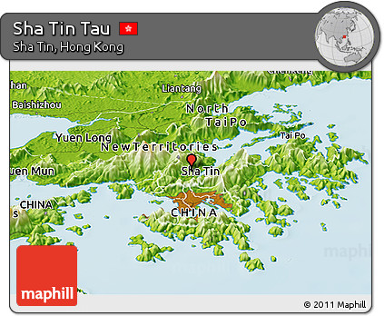 Physical Panoramic Map of Sha Tin Tau