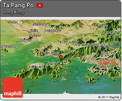Satellite Panoramic Map of Ta Pang Po