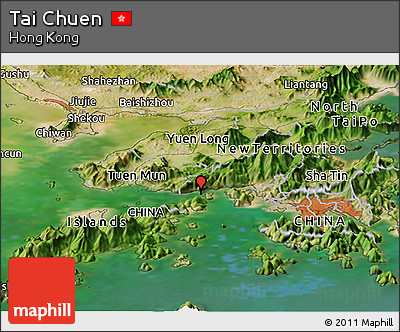 Satellite Panoramic Map of Tai Chuen
