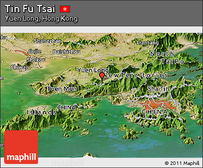 Satellite Panoramic Map of Tin Fu Tsai