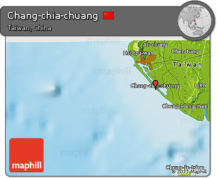 Physical 3D Map of Chang-chia-chuang
