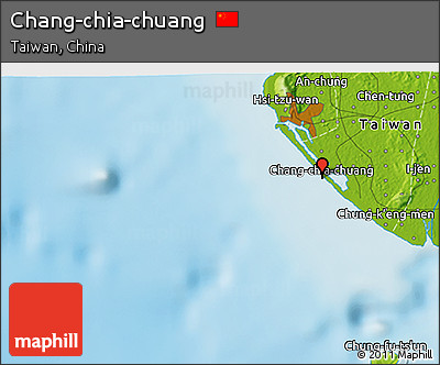 Physical 3D Map of Chang-chia-chuang