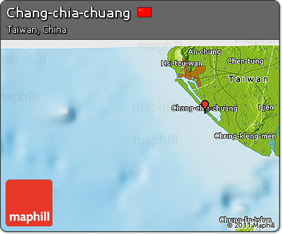 Physical 3D Map of Chang-chia-chuang
