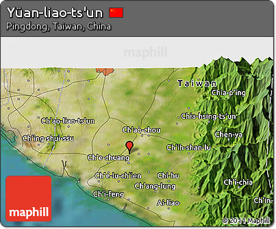 Satellite 3D Map of Yüan-liao-ts'un