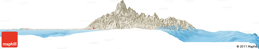 Shaded Relief Horizon Map of Yüan-liao-ts'un