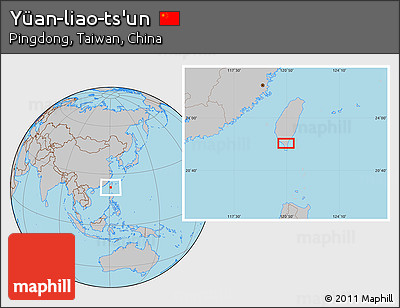 Gray Location Map of Yüan-liao-ts'un