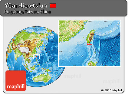Physical Location Map of Yüan-liao-ts'un