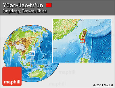 Physical Location Map of Yüan-liao-ts'un