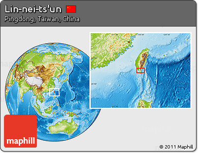 Physical Location Map of Lin-nei-ts'un