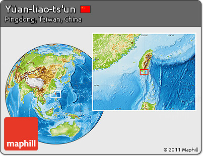 Physical Location Map of Yüan-liao-ts'un